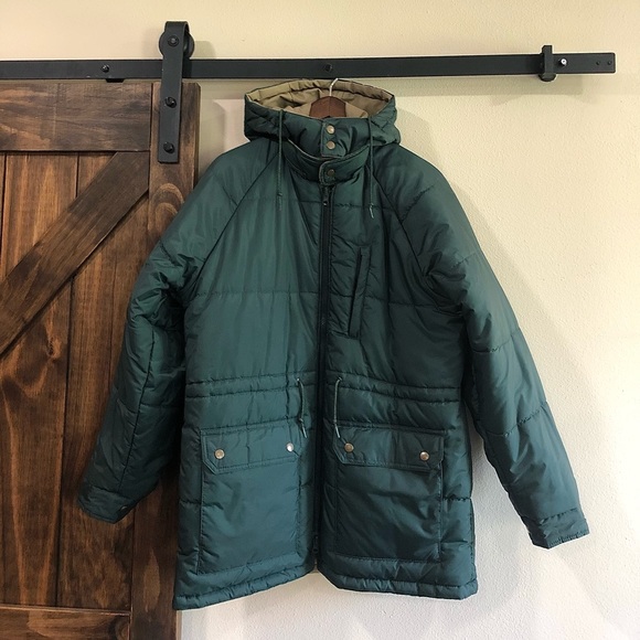 Vintage The Men’s Store At Sears Reversible Green & Nude/Tan Men’s Jacket - Picture 2 of 10